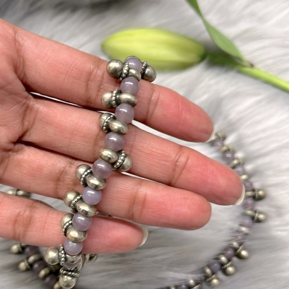 SCOOTER PARIS - Vintage Stamped Choker & Bracelet Set - Picture 5 of 8